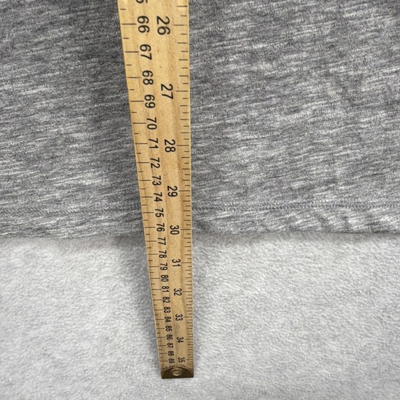 Faherty Shirt Men XXL Gray Heather Pullover Tee Henley Short Sleeve Cotton Blend - Picture 6 of 7